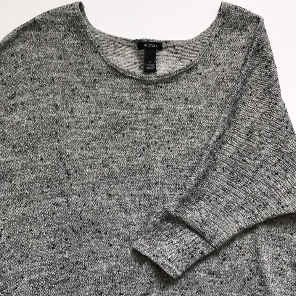 Alfani Heather Grey Lightweight Top